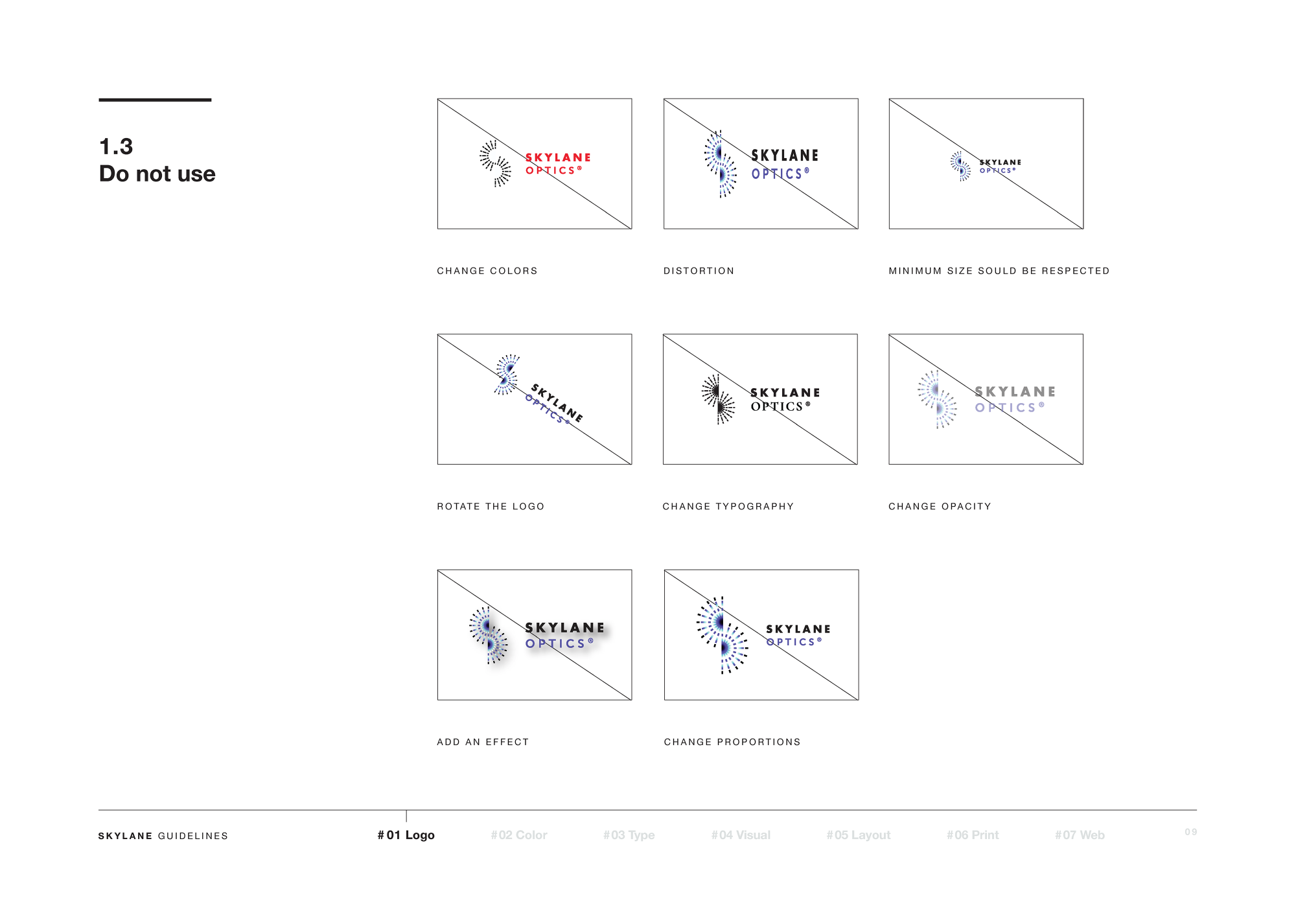 Skylane Optics: Brand Guidelines — artwork 9